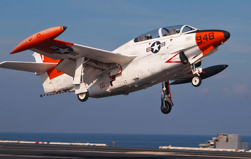 Illustration for article titled The Navy Finally Says Goodbye To The Tubby Little T-2 Buckeye Jet Trainer